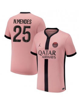 Paris Saint-Germain Nuno Mendes #25 Replika Tredje Kläder 2024-25 Kortärmad